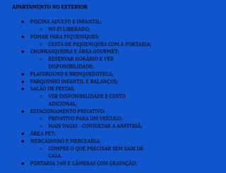 Apto mobiliado e aconchegante - 3 quartos, 4 camas, 2 banheiros - Lazer completo e localização privilegiada - 8