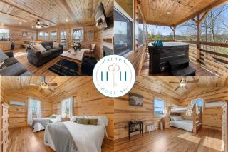 Cabin 1 - Peaceful Cabin Near River with Fire Pit and Hot Tub - 0