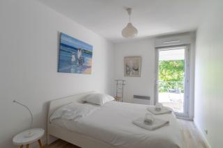 Les Galets - Duplex avec jardin - 2 chambres et bureau - 8