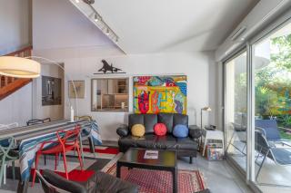 Les Galets - Duplex avec jardin - 2 chambres et bureau - 5