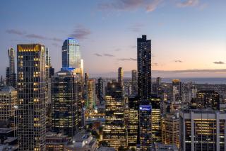 Skyline & Ocean View 2BR High Floor Residence, Near Marvel Stadium, Pool and Gym - 0