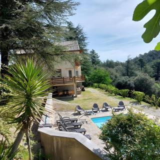 Gite avec Vue Panoramique - Génolhac - 6