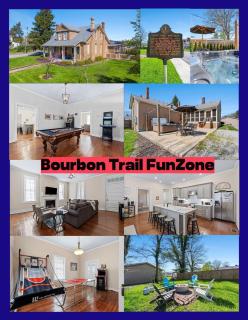 Holiday Bourbon Trail Family FUN-ZONE! Hottub! Arcade Games! Pool Table! Locally Owned Historic Pope House! 3900sqft! Right Outside of Bardstown! - 0