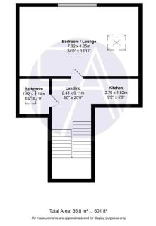 The Eaves - Victorian second floor, open plan apartment - 8