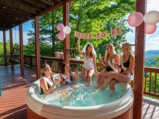 The Skybox Cabin Stunning Views HotTub Game Room - 7