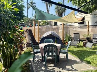 Premium Glamping - Pool Waterslide Wi-Fi & Private Patio Lounge - 9