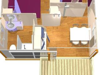 Chalet pour 2 avec Terrasse - Rampe d'accès - API-1-52-922 - 6