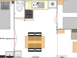 Mobil-home avec terrasse à Hyères - API-1-52-1038 - 2