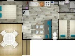 Mobil-home confortable avec terrasse à Tréguennec - API-1-52-1084 - 4