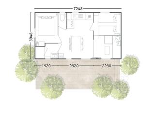 Mobil-Home 27m² avec Terrasse à Saint-Lunaire - API-1-52-1120 - 5