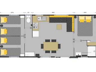 Mobil-home avec terrasse à Hyères, idéal pour 4 personnes - API-1-52-1135 - 8