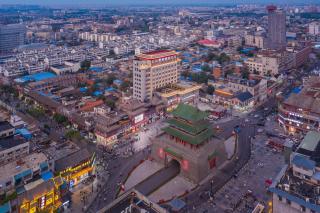 Kaifeng Drum Tower Square, Qingming Riverside Landscape Garden, Manxin Hotel - 9