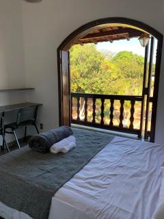 Pousada Flat Royal Suíte com varanda e rede - 1