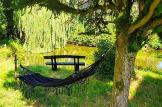 Half of a holiday home, large garden, terrace - 9