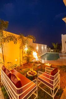 ELIVAAS La Aravella 3 BHK Villa with Gazebo, Balcony & Private Pool - 0