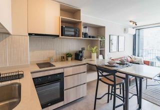 HOM I Cercano al Metro Wifi Terraza 1D1B en Nunoa - 1