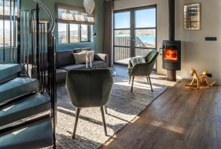 Northern Lights above - skylight windows - 3