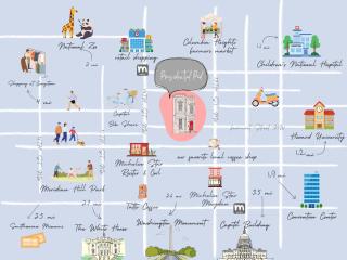 Luxury 4-BR with Free Parking in Heart of DC - Steps to Metro - 4