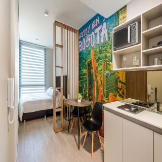 Apartamento en el centro de Bogotá, Soy 21 Moderno y equipado con excelente vista en el corazón de la ciudad - 9