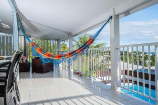 Villa au cœur des îles, piscine et vue marina du Gosier - 9