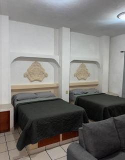 Suite de dos camas con cocina y balcon Zona Dorada a pocos pasos de la playa - 5