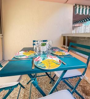 Studio avec piscine, balcon privé à 5 min plage - 4