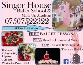 BARBIE HOUSE & BALLET & MAKE UP SCHOOL , On Ground Floor a 2 Bedroom Garden Apartment with Private Car Space , Opposite Paignton Pier , 2 Double Beds , 2 Single beds Kitchen & Air Fryer , Reception to Help you - 0