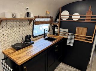 Luxurious Remodeled Airstream with Wraparound Deck and Spa near Honey Grove, Texas - 5