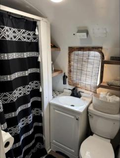 Luxurious Remodeled Airstream with Wraparound Deck and Spa near Honey Grove, Texas - 3