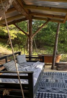 Luxury Safari Tent with Outdoor Clawfoot Tub and Firepit, Near Honey Grove, Texas - 6