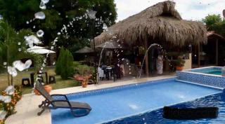 Villa with pool, jacuzzi, Turkish bath, BBQ, kiosk, and green area - 4