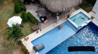 Villa with pool, jacuzzi, Turkish bath, BBQ, kiosk, and green area - 8