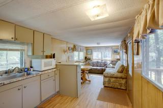 Little Manistee Riverfront Cabin with Fire Pit! - 4