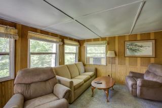 Little Manistee Riverfront Cabin with Fire Pit! - 1