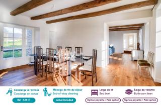 Maison pour 12 avec grand jardin et piscine - 8