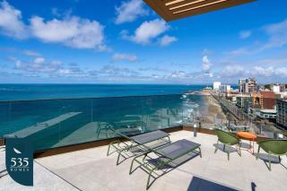 Relaxe com vista espetacular para o Farol da Barra - 9