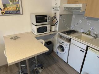 Studio lumineux à Courseulles-sur-Mer avec vue sur la mer - 8