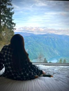 Un nido accogliente vista lago a Cima Lan - 7