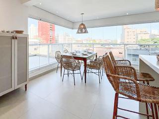 Apto Enseada Guarujá com Terraço Gourmet a 5 minutos da praia - 5