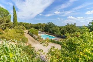 Gîtes in Mas Uzes zwembad en grote tuin - 7