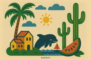 Alcalá seaside apartment, two rooms, private parking - 0