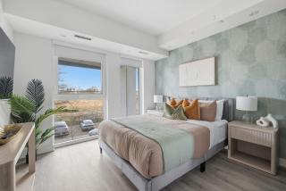 Modern Townhouse Luxe Walk-In Closet- 65 TV - 7