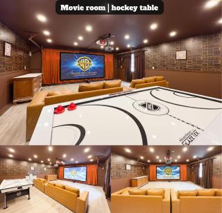 6000sf Luxe Estate Pond|Tennis|Sauna|Hottub|Movie - 9