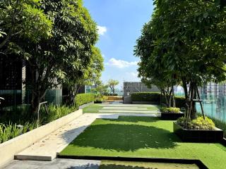 Luxury Art apt Downtown Metro Bangkok-Kitchen-living room - 6