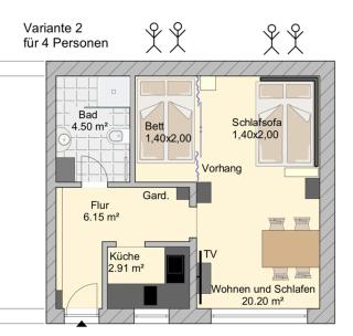 Gemütlich 1, klein und fein, sowie Netflix & Kaffee frei - Lübeck - 9