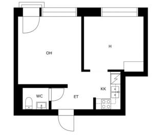 Modernin kaksio keskustassa autopaikalla - 6