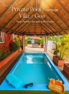 V3stay- 4bhk heritage Villa with private pool in Calangute - Calangute - 0