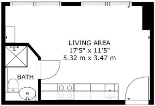 Modern Studio, 1st floor, King Street Views - 6