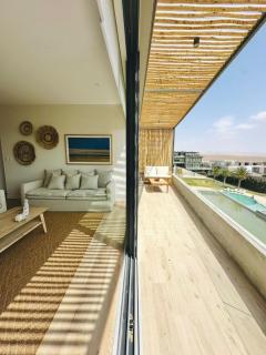Paracas Navigare 2 BD Vista Reserva y Mar Último piso Terraza Kamado BBQ - 1