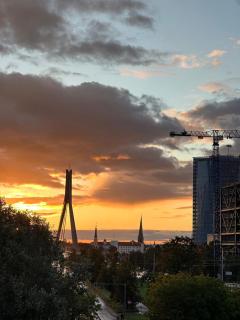 An apartment in central Riga with a view of the River - 3